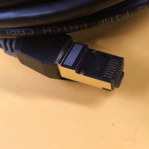 34ft Cat 8 Ethernet RJ45 LAN Cable 40Gbps Patch Network Gold Plated. Tesmax - Picture 6 of 7